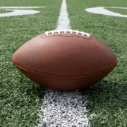 NFL, football on 50 yard line