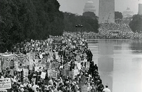 Solidarity Day Rally. Photo credit: DC Public Library Peoples Archive. Juneteenth history.